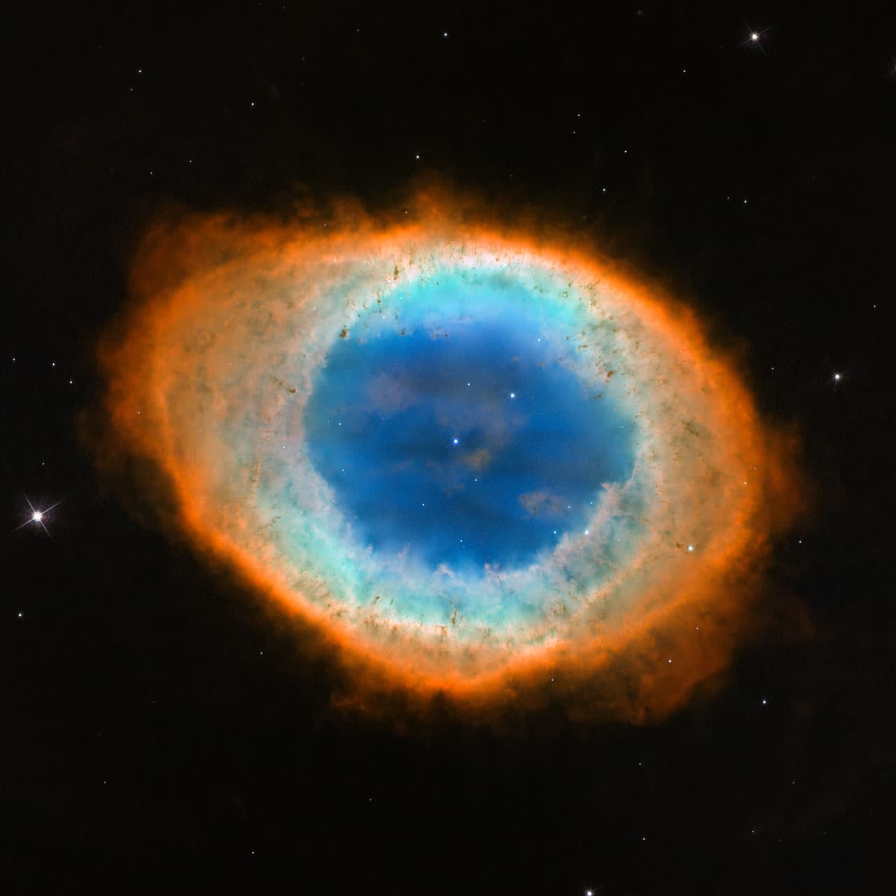 Ring Nebula, planetary nebula in Lyra